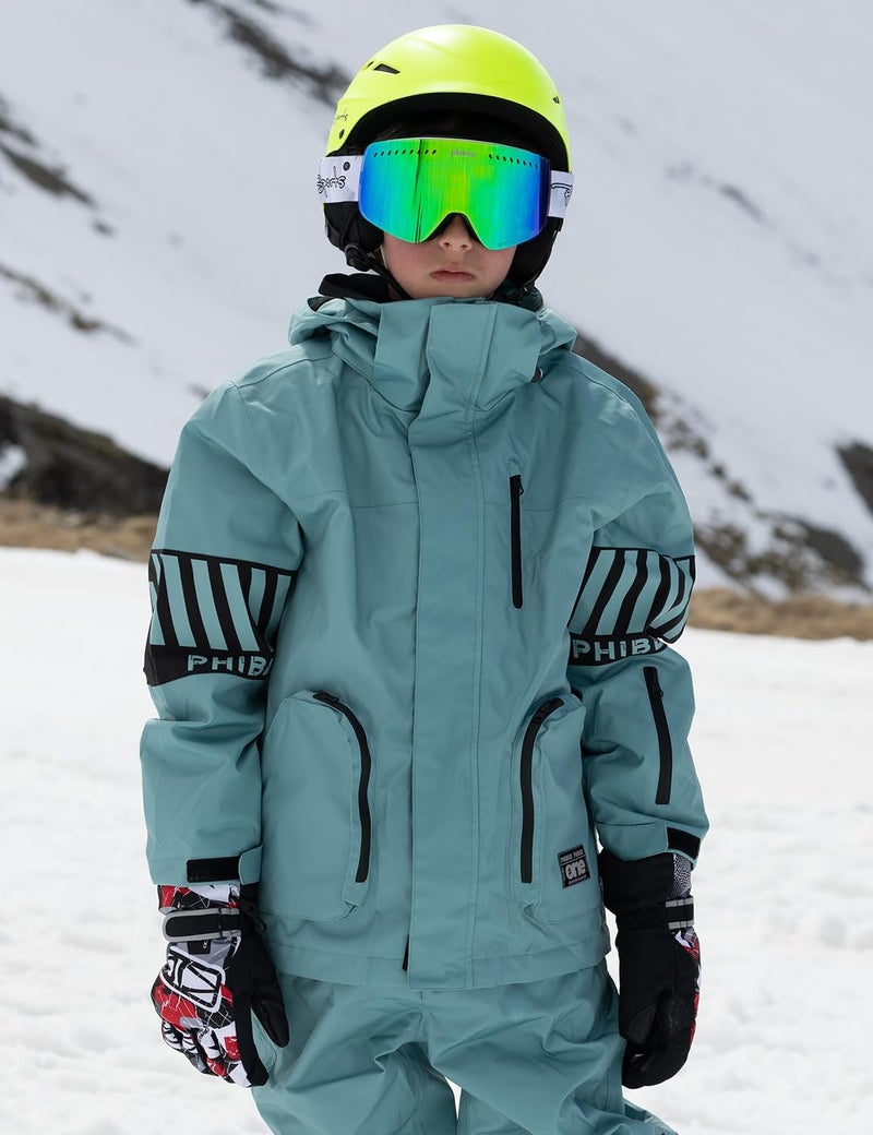 PHIBEE Store Big Boys' Waterproof Breathable Outdoor Warm Snowboard Ski Jacket - Image 4