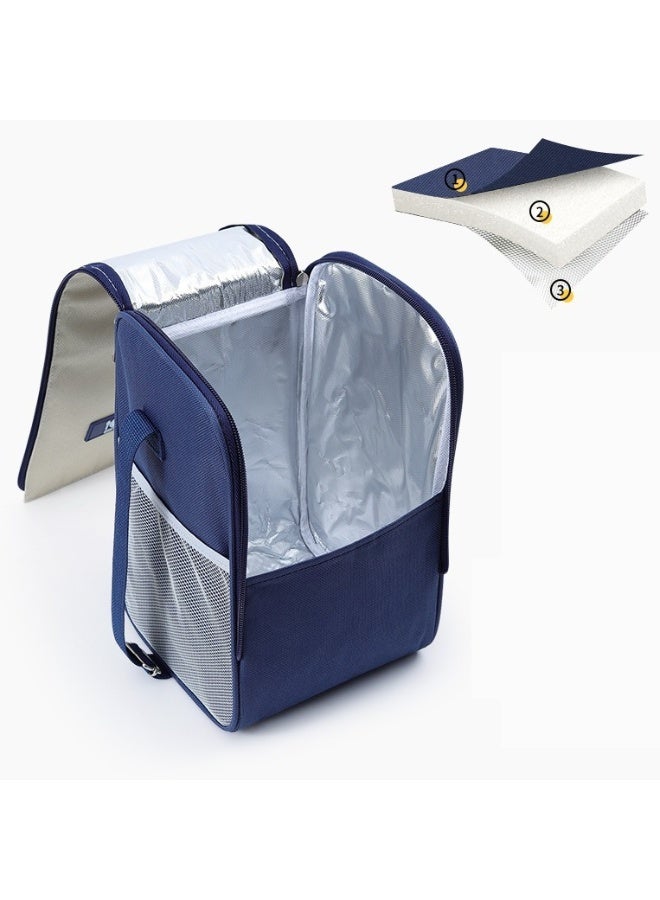 Student Insulated Lunch Bag Large Capacity – Lightweight Waterproof Thermal Food Container Crossbody – School Picnic Makeup Travel - Image 4