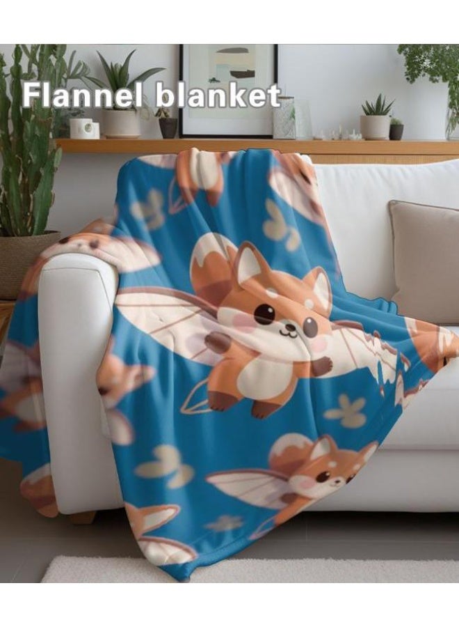 عام بطانية رقيقة من الفانيلا (حرارة ومريحة، ومناسبة للنوم واستخدام اللعبة والغبار والرمل) 150 سم * 200 سم - 812 - Image 1