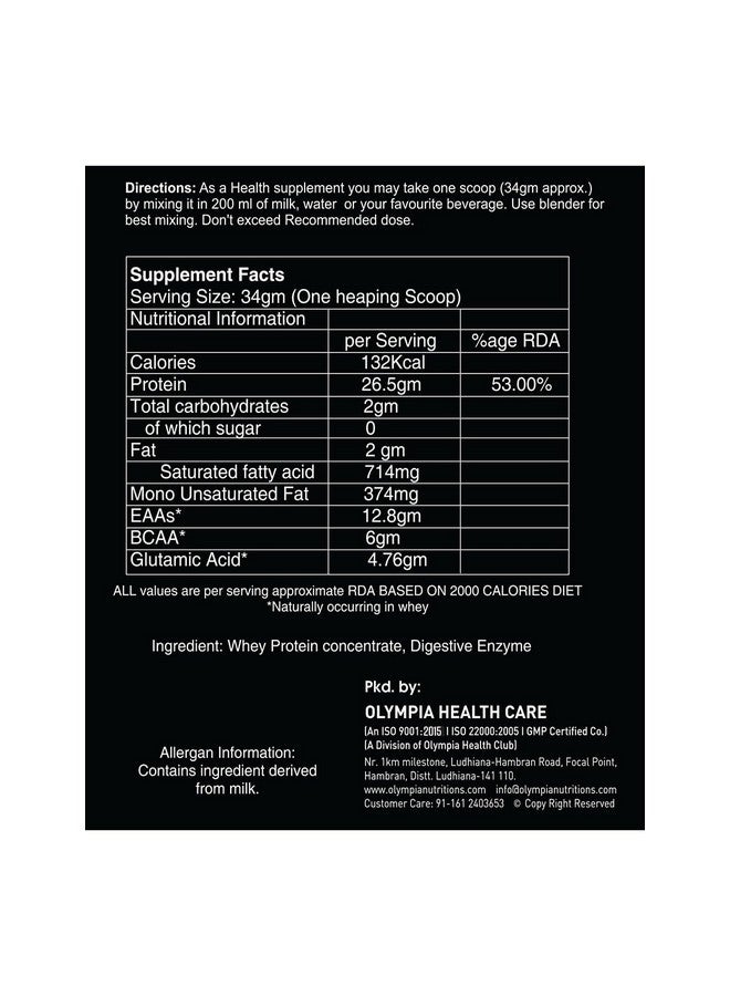Olympia Raw Whey 1Kg Unflavour - Image 4