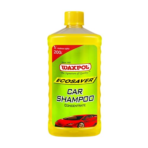 Waxpol Ecosaver Car & Bike Wash Shampoo Concentrate - 1 LTR for Foam Wash, Safe on Paint, Tough on Dirt pH-Balanced & Residue-Free - Image 1