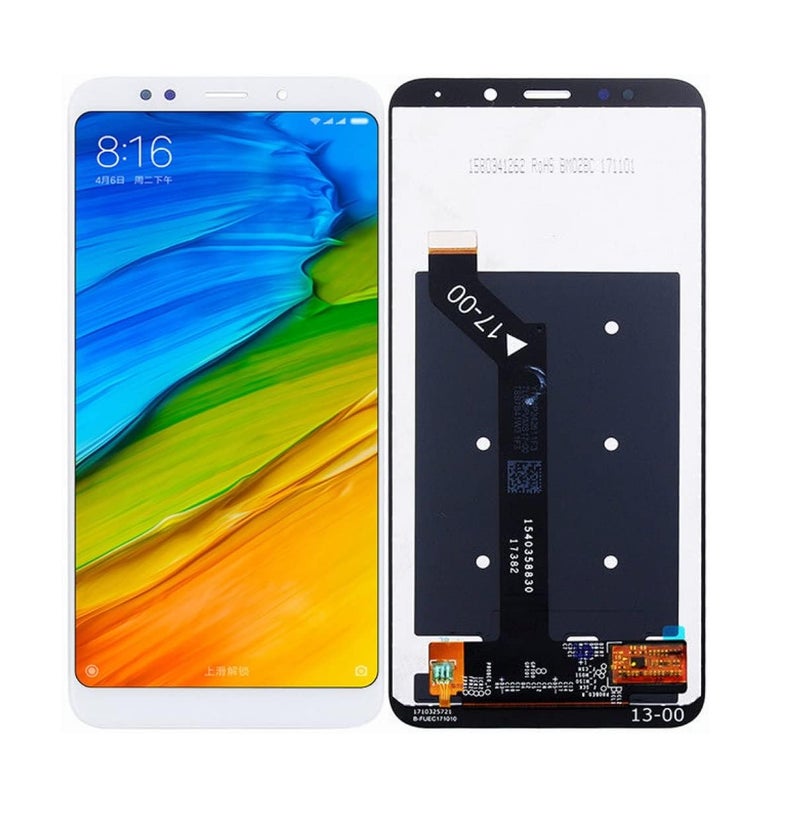 Vooli White LCD with Touch Screen for Redmi Note 5 White Mobile Display Glass Combo Folder - Image 2