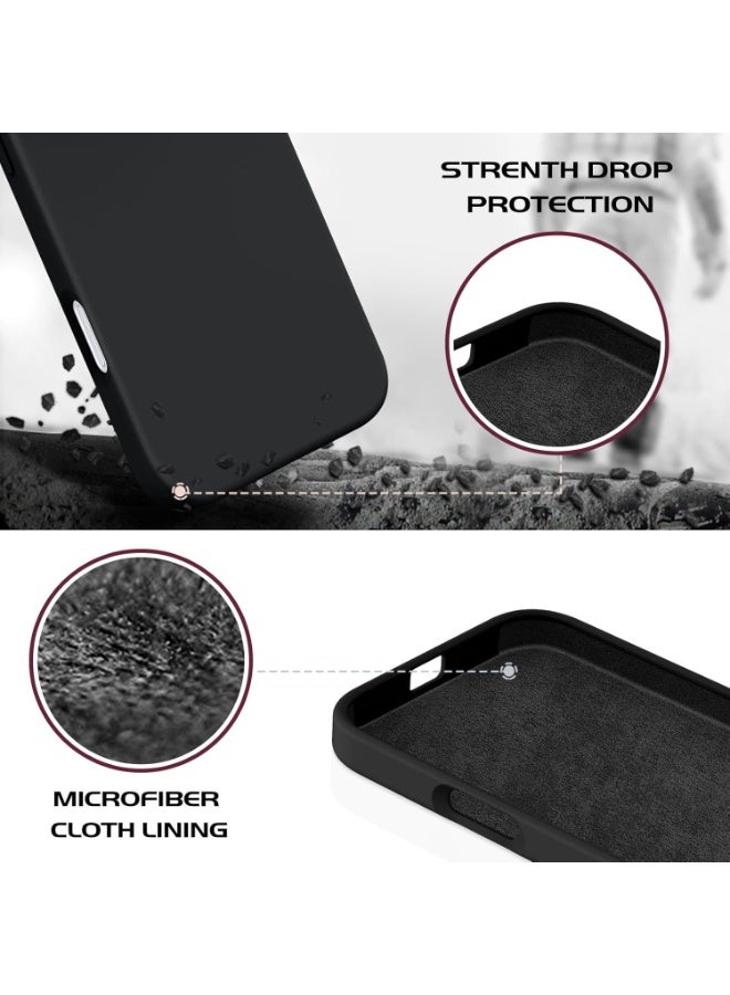 MUNTAQI iPhone 15 Pro Silicone Case – Soft Liquid Silicone Gel Cover with Microfiber Lining, Slim Fit Shockproof Protective Case for iPhone 15 Pro 6.1", Anti-Scratch, Wireless Charging Compatible - Image 2