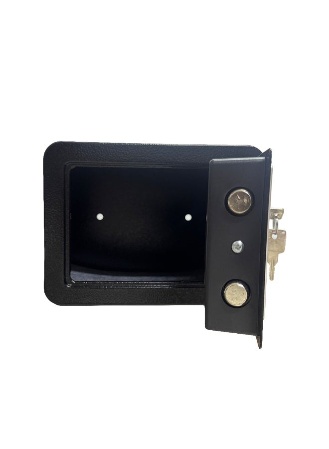 Luxury Fire-Resistant Digital Security Safe With Electronic Number Pad And Lock And Physical Key 17*17*23 cm 2 Kg - Image 2
