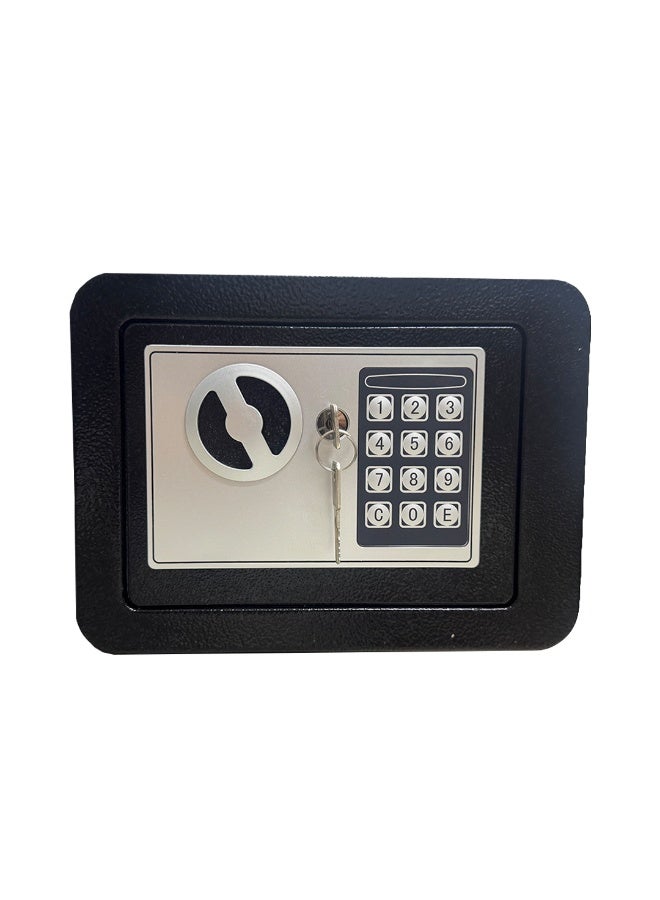Luxury Fire-Resistant Digital Security Safe With Electronic Number Pad And Lock And Physical Key 17*17*23 cm 2 Kg - Image 3