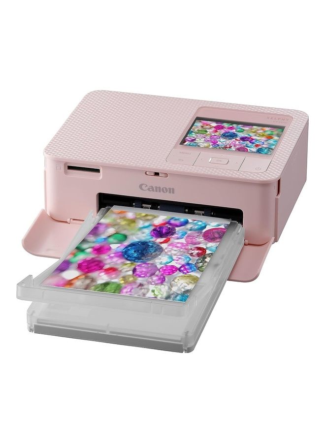 Canon Selphy CP1500 With 108 Sheet And Ink Set Pink - Image 2