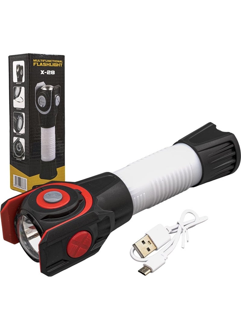 Temiz Pazar Clean Market Multifunctional USB Rechargeable Flashlight  - Image 3