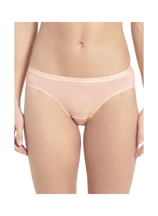 جوكي Jockey 1525 Women Medium Coverage Super Combed Cotton Mid Waist Bikini with Exposed Waistband and StayFresh Treatment Pack of 3