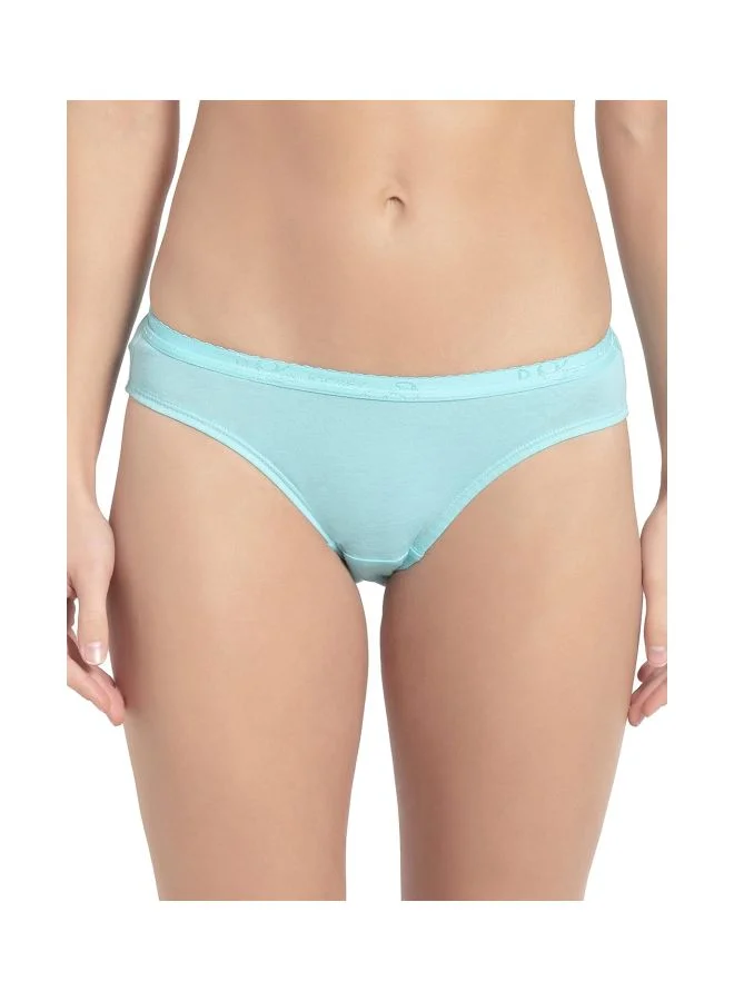 JOCKEY Jockey 1525 Women Medium Coverage Super Combed Cotton Mid Waist Bikini with Exposed Waistband and StayFresh Treatment Pack of 3