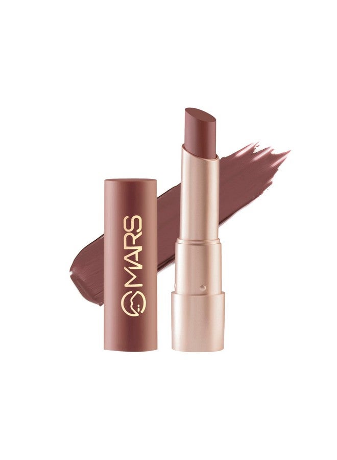 Mars Creamy Matte Long Lasting Lipstick For Women | Creamy Lipstick | Single Swipe Application | Smooth & Light Weight (3.2 Gm) (09-Bollywood Surprise) - Image 1