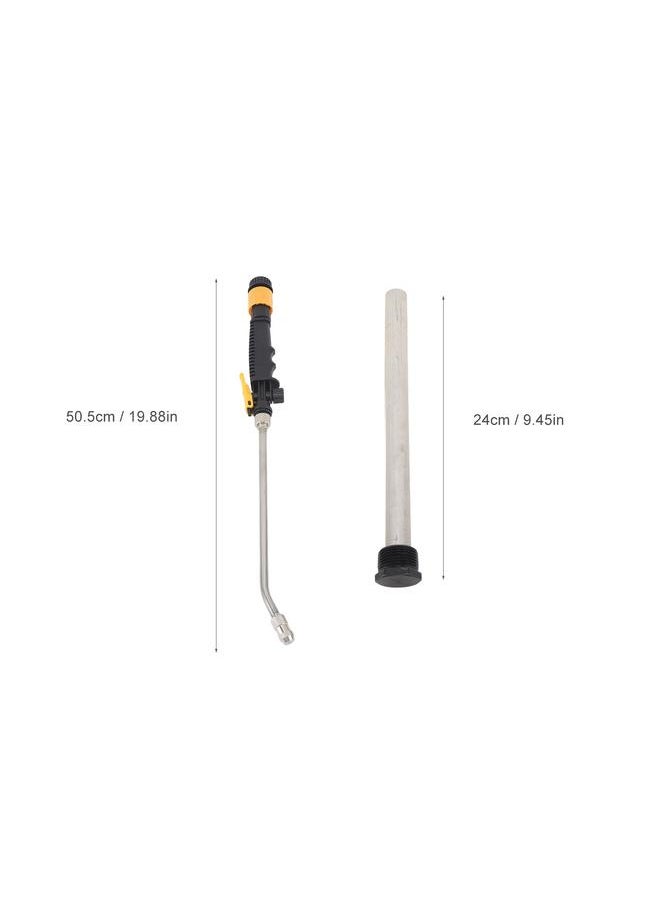 Thoraya G3/4 Female Thread Adjustable Watering Wand Stainless Steel Long Rod Cleaning Spray Wand  - Image 5