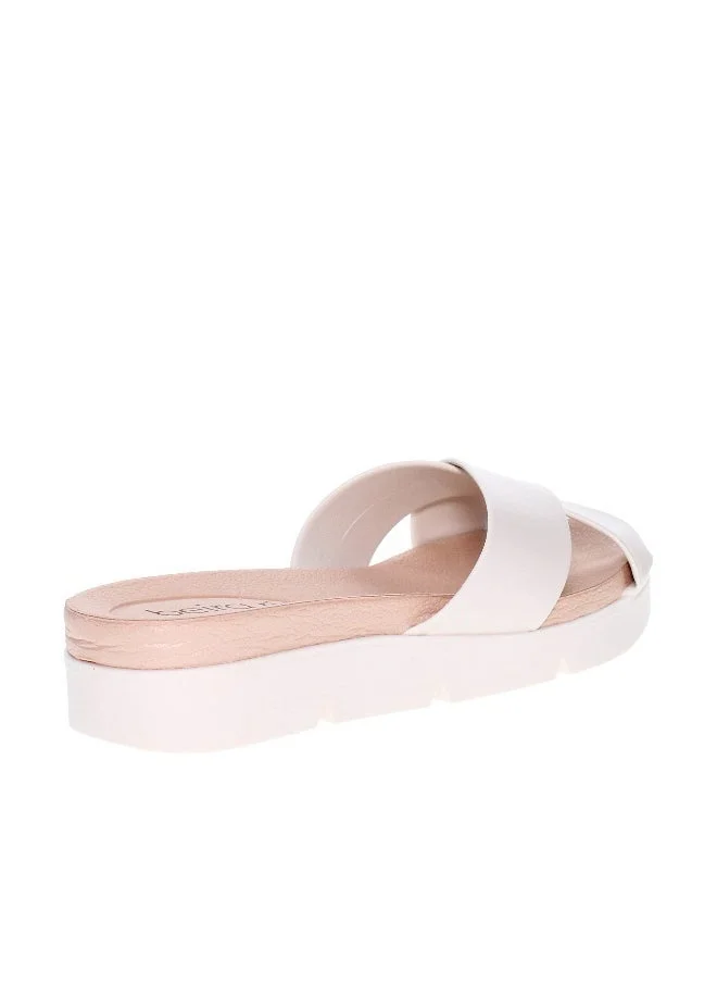 Beira Rio Beira Rio Ladies Comfort Sandals Off White | Made In Brazil