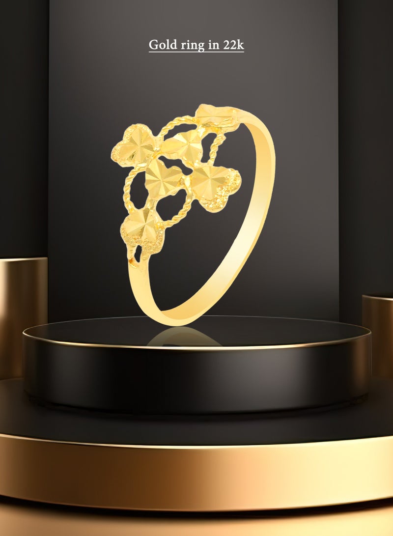 BAFLEH JEWELLERY Timeless Beauty and Impeccable Style: The 22kt Gold Ring That Transcends Generations - Image 4