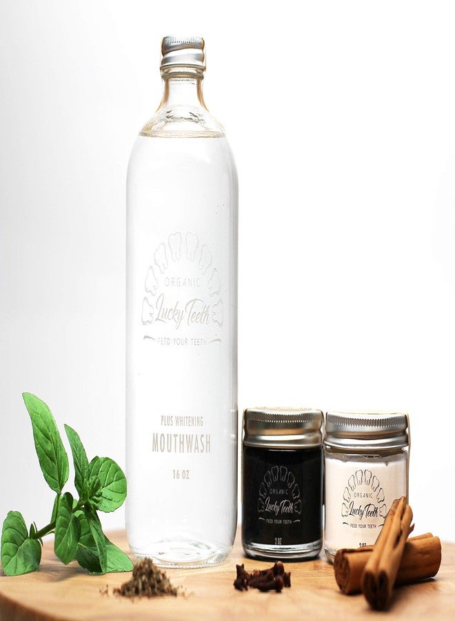 Lucky Teeth Organic Toothpaste-All Natural, Remineralizes and Fortifies Teeth and Gums. (2 oz Glass) - Image 4