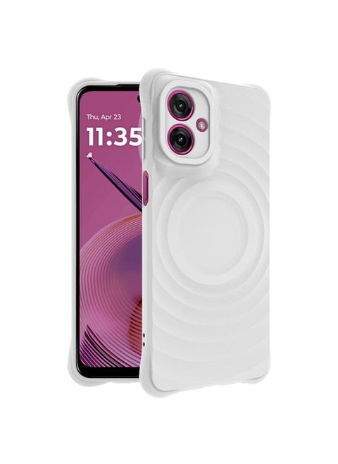 For Motorola Moto G55 5G IMAK UC-6 Series Manbo Frosting Soft Phone Case(White)