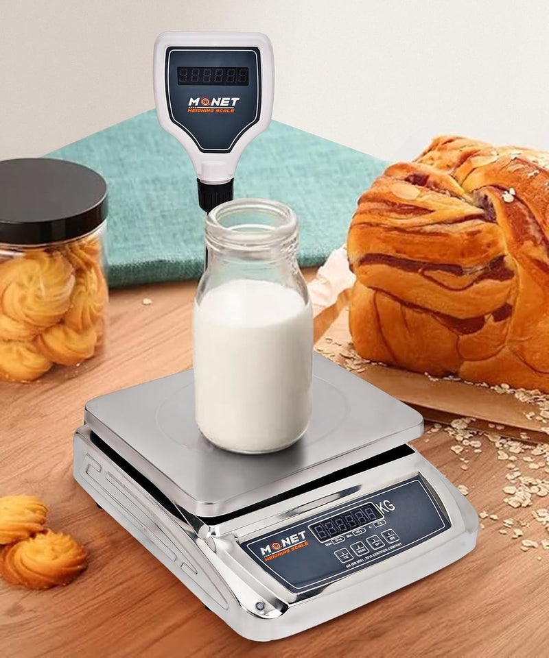 MONET Weighing Scale With Pole Platform Weighing Machine For Commercial And Industrial Use - Image 2