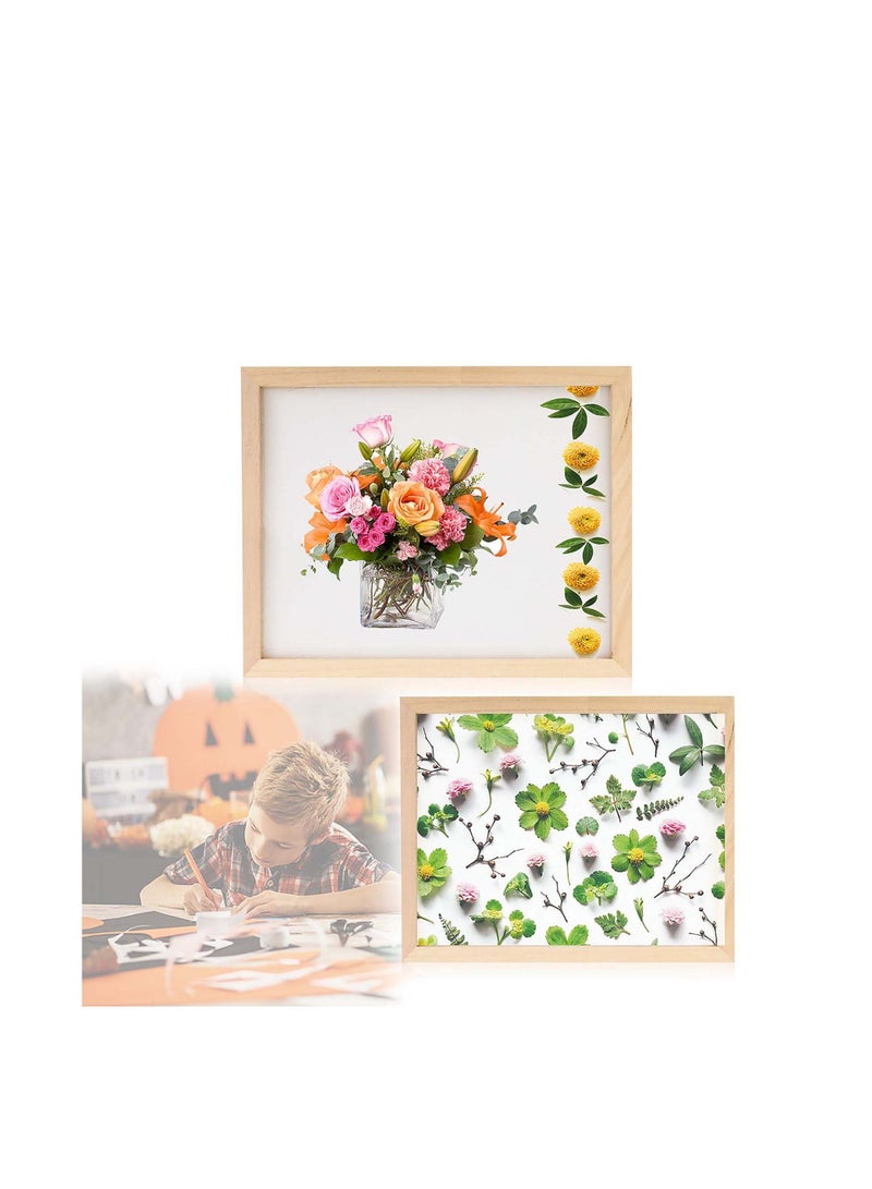 SYOSI Paper Making Papermaking Mould Frame, Traditional Ancient Paper Natural Wooden, 12.5 * 18cm Screen Printing Frame for DIY Paper Craft and Dried Flower Handcraft, Perfect for Kids Activities  - Image 4