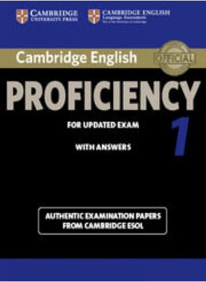null - Cambridge English Proficiency 1 For Updated Exam Student'S Book With Answers: Authentic Examination - Image 1
