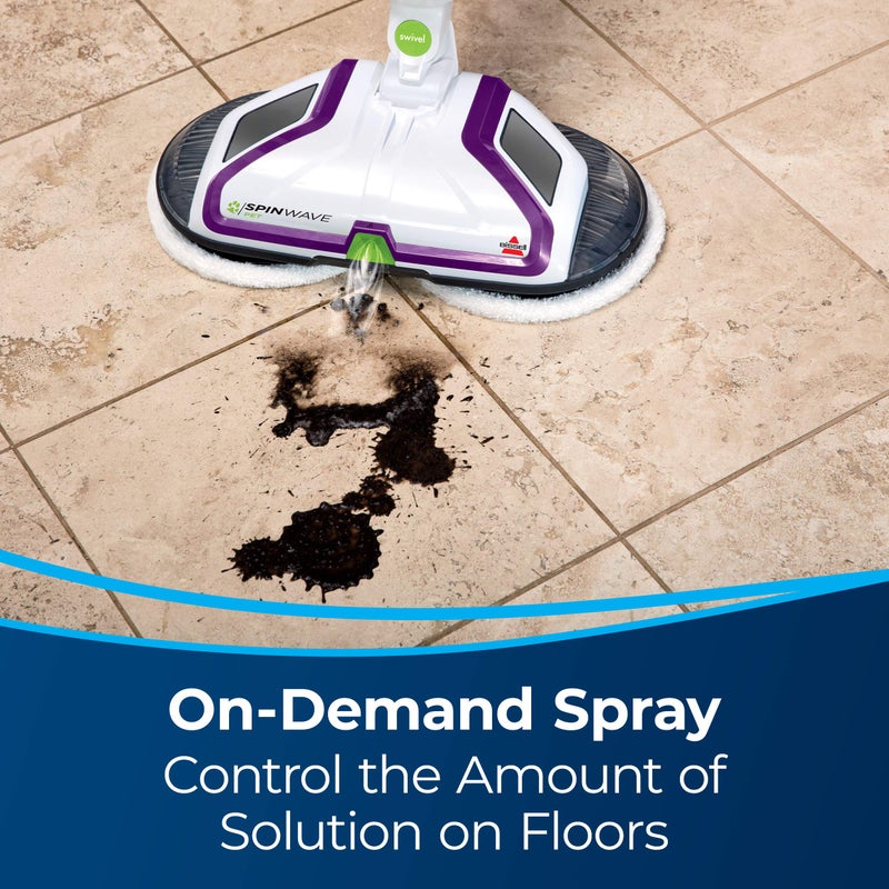 BISSELL® SpinWave Pet Hard Floor Corded Spin Mop Cleaner with Washable mop Pads for Sealed Hard Floors, 20399 - Image 5