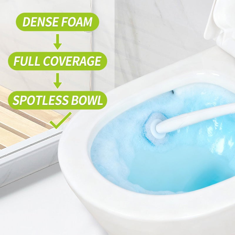 IVYROLL Toilet Bowl Cleaner Wand Refills Compatible with CLOROX, 63 Count Disposable Toilet Brush Refills, Replacement Heads for Toilet Cleaning System - Image 4