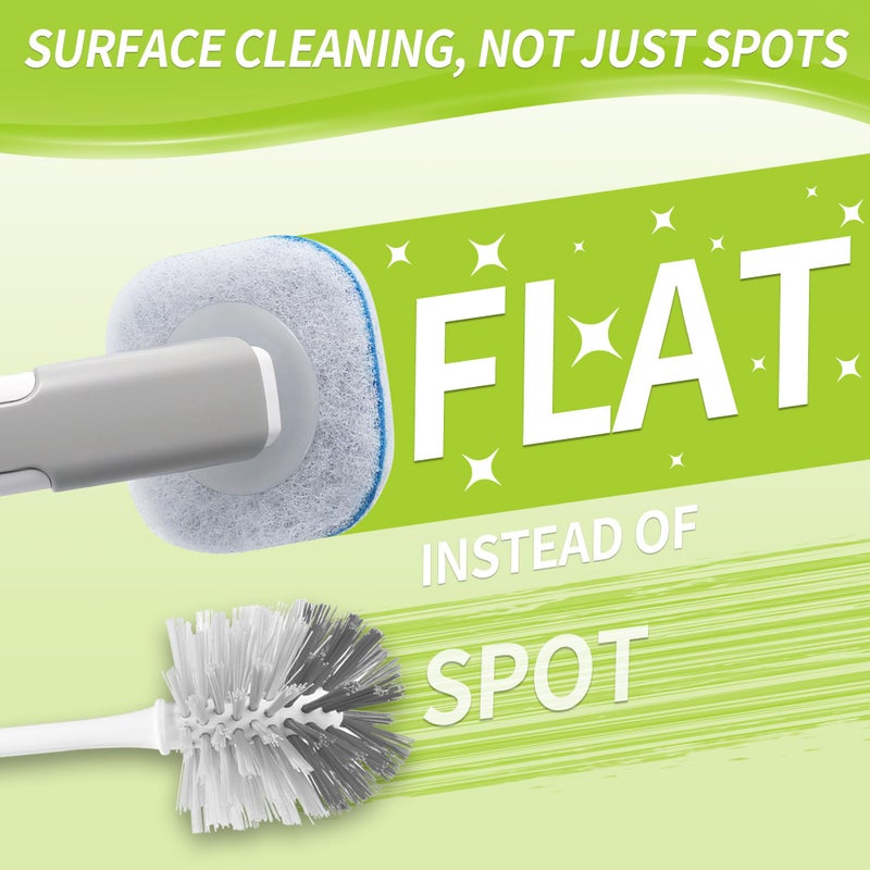 IVYROLL Toilet Bowl Cleaner Wand Refills Compatible with CLOROX, 63 Count Disposable Toilet Brush Refills, Replacement Heads for Toilet Cleaning System - Image 5