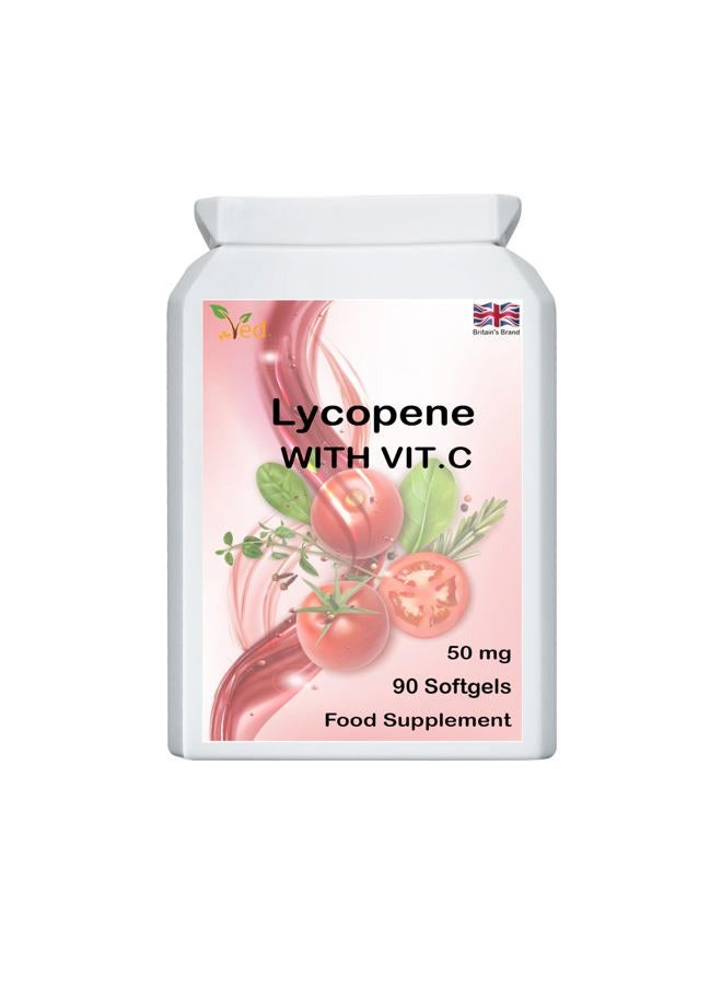 Ved Lycopene Supplement, 50 mg x 90 Softgel - Image 1