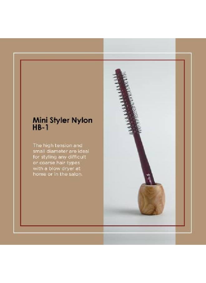 Spornette Mini Styler Nylon Bristle .75 Inch Hb 1  - Image 3