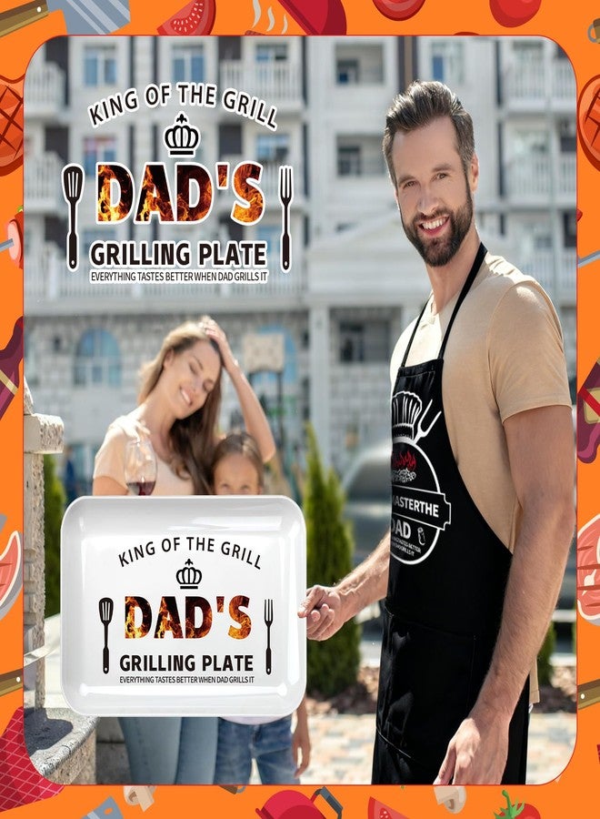 Jiytivity 4 Pcs Fathers Day Dad Gifts for Men Grandpa Daddy Dad Grill Platter Gift Include BBQ Grilling Platter Apron Card Gift Boxes Sets for Father's Day Birthday Gifts Charcuterie Outdoor Indoor Cooking - Image 5