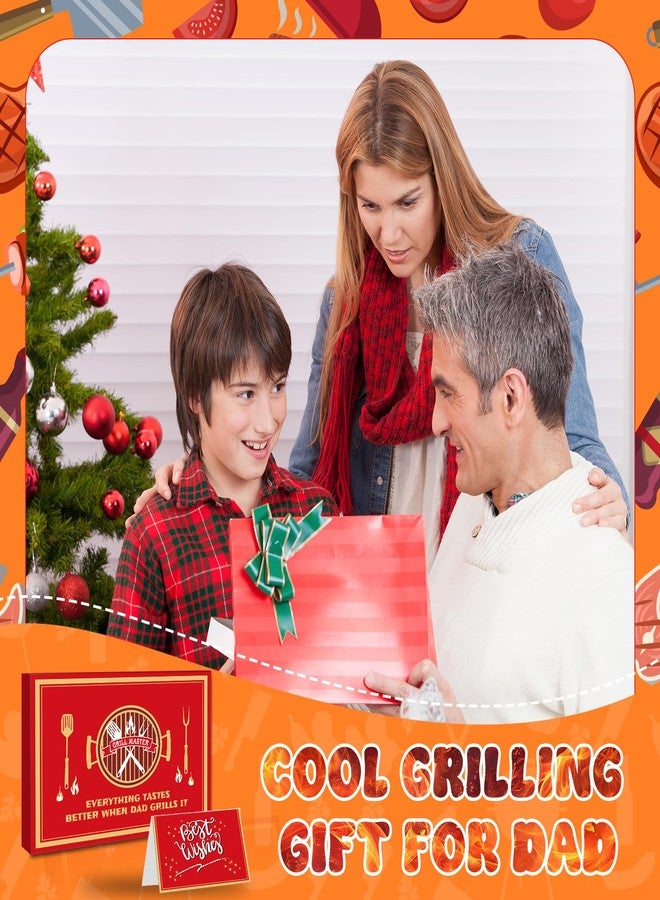 Jiytivity 4 Pcs Fathers Day Dad Gifts for Men Grandpa Daddy Dad Grill Platter Gift Include BBQ Grilling Platter Apron Card Gift Boxes Sets for Father's Day Birthday Gifts Charcuterie Outdoor Indoor Cooking - Image 4