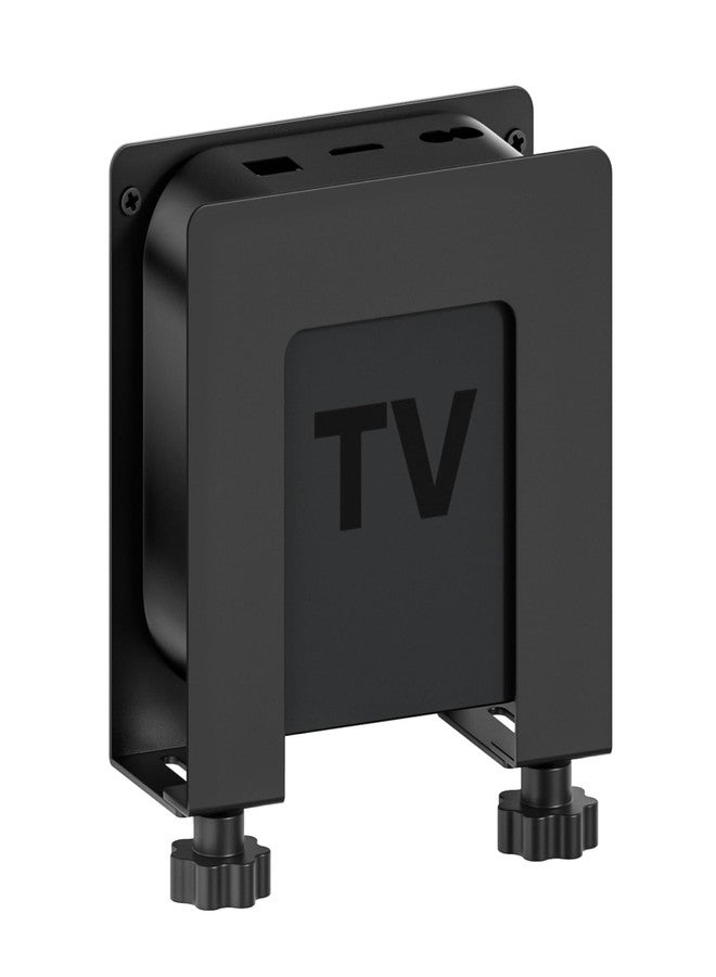 Chunxiao Adjustable Metal Wall Mount for Apple TV Mount Behind TV - Space Saving Mounting Bracket for Apple TVs 4K Wall Mount Holder Compatible with All Apple TVs Generations - Image 1