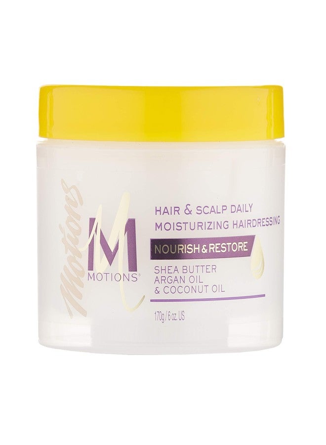 Motions Hair & Scalp Daily Moisturizing Hairdressing, Nourish & Restore, With Shea Butter, Argan Oil & Coconut Oil, 6 Ounce (3 Pack) - Image 2
