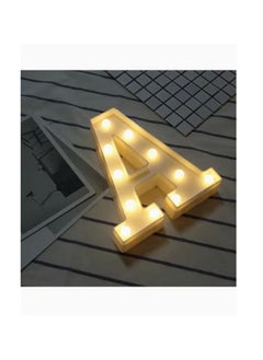 A Letter Battery Powered Free Standing Hanging Eye catching LED Light White 22x18x4.5cm - pzsku/Z7D40ECC6FE27B83460C9Z/45/_/1674570571/627a236b-e7cd-41b6-b0f6-08cabdde14e7