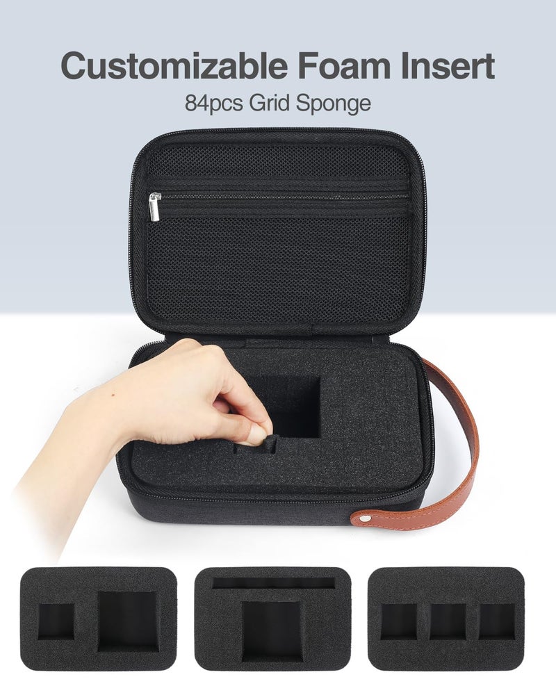 Luxtude Hard EVA Case with Foam, Hard Sided EVA Shockproof Camera Organizer Case, Travel Carrying Cases for Drones, Digital Products, Electronic Instruments, etc. - Image 3