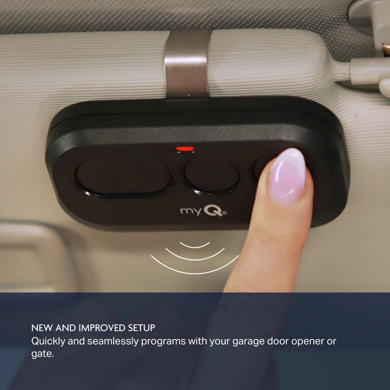 Chamberlain myQ 3-Button Visor Garage Door Remote Control - Image 2