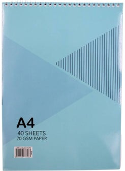 Lizy A4 Table Block Spiral 40 Sheets Striped PR06  - Image 1