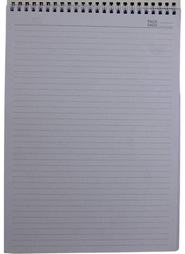 Lizy - A4 Table Block Spiral 40 Sheets Striped PR06 - Image 1