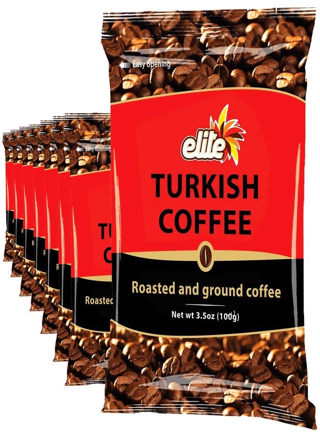 Elite Turkish Ground Roasted Coffee Bag, 3.5000-ounces (Pack of 8) - Image 1
