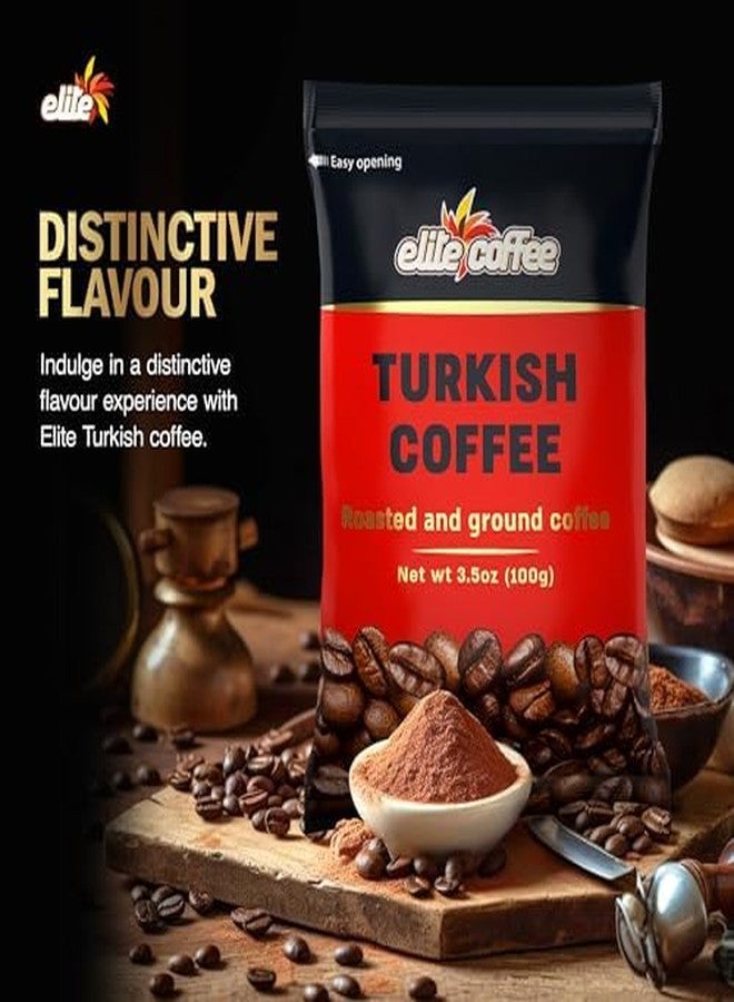 Elite Turkish Ground Roasted Coffee Bag, 3.5000-ounces (Pack of 8) - Image 5