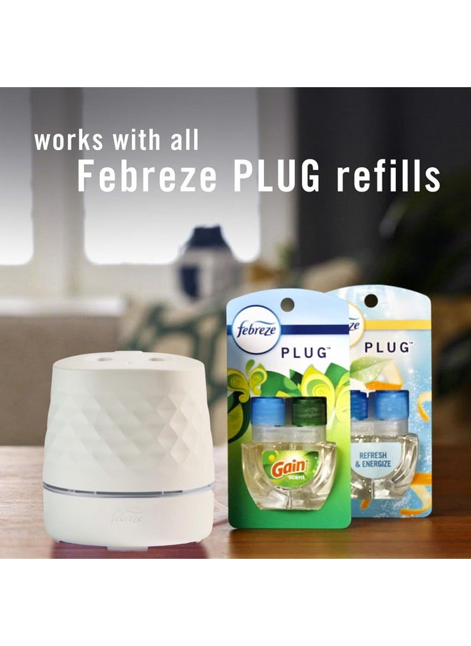 febreze Febreze PLUG Scent Booster Starter Kit, Oil Diffuser, Air Freshener Plug In, Continuous Scent Device + 2 Gain Original Refills  - Image 4