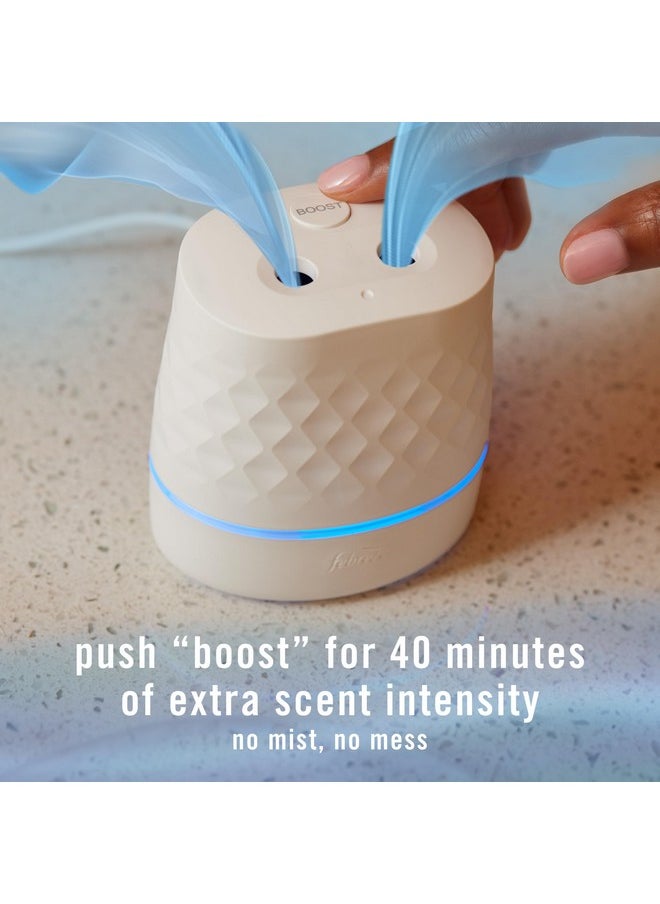 febreze Febreze PLUG Scent Booster Starter Kit, Oil Diffuser, Air Freshener Plug In, Continuous Scent Device + 2 Gain Original Refills  - Image 5