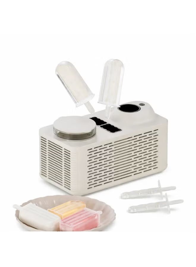 Portable Mini Desktop Ice Pop Maker – Fast Freeze Popsicle & Ice Cream Maker, Makes 2 Popsicles per Batch, Compact Ice Pop Machine for Home, Kids & Summer Treats - Image 1