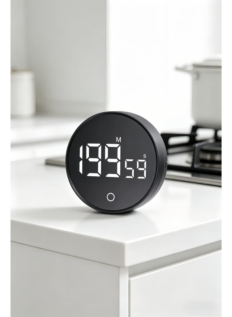 Sthxyfaith 1 Digital Kitchen Timer, Countdown Timer with Magnetic Back and Stand, Large LCD Display for Cooking Baking Study, Count Up and Countdown Modes - Image 1
