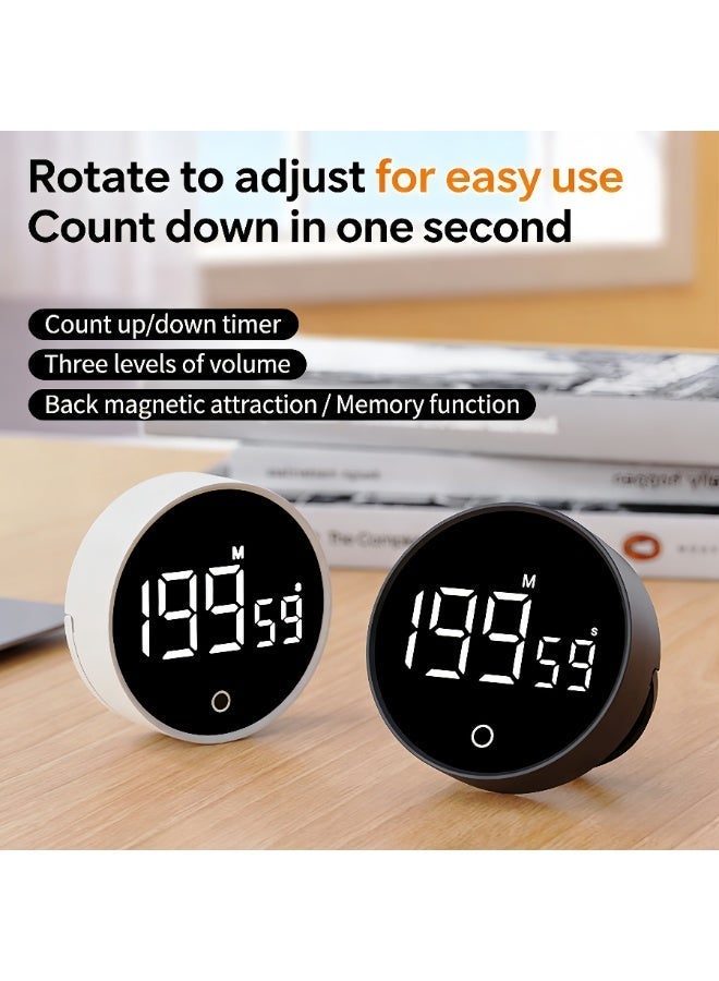 Sthxyfaith 1 Digital Kitchen Timer, Countdown Timer with Magnetic Back and Stand, Large LCD Display for Cooking Baking Study, Count Up and Countdown Modes - Image 5