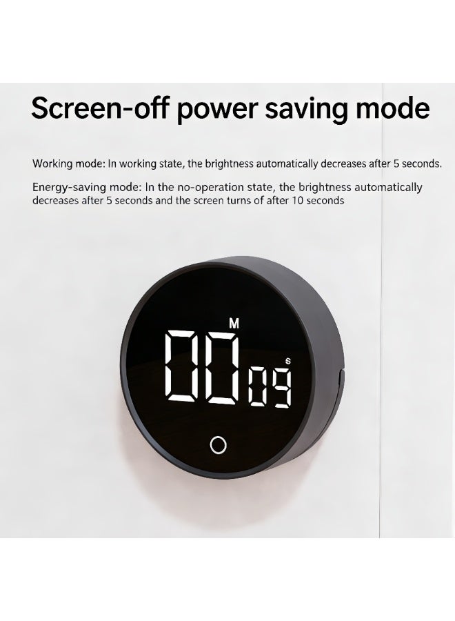 Sthxyfaith 1 Digital Kitchen Timer, Countdown Timer with Magnetic Back and Stand, Large LCD Display for Cooking Baking Study, Count Up and Countdown Modes - Image 4