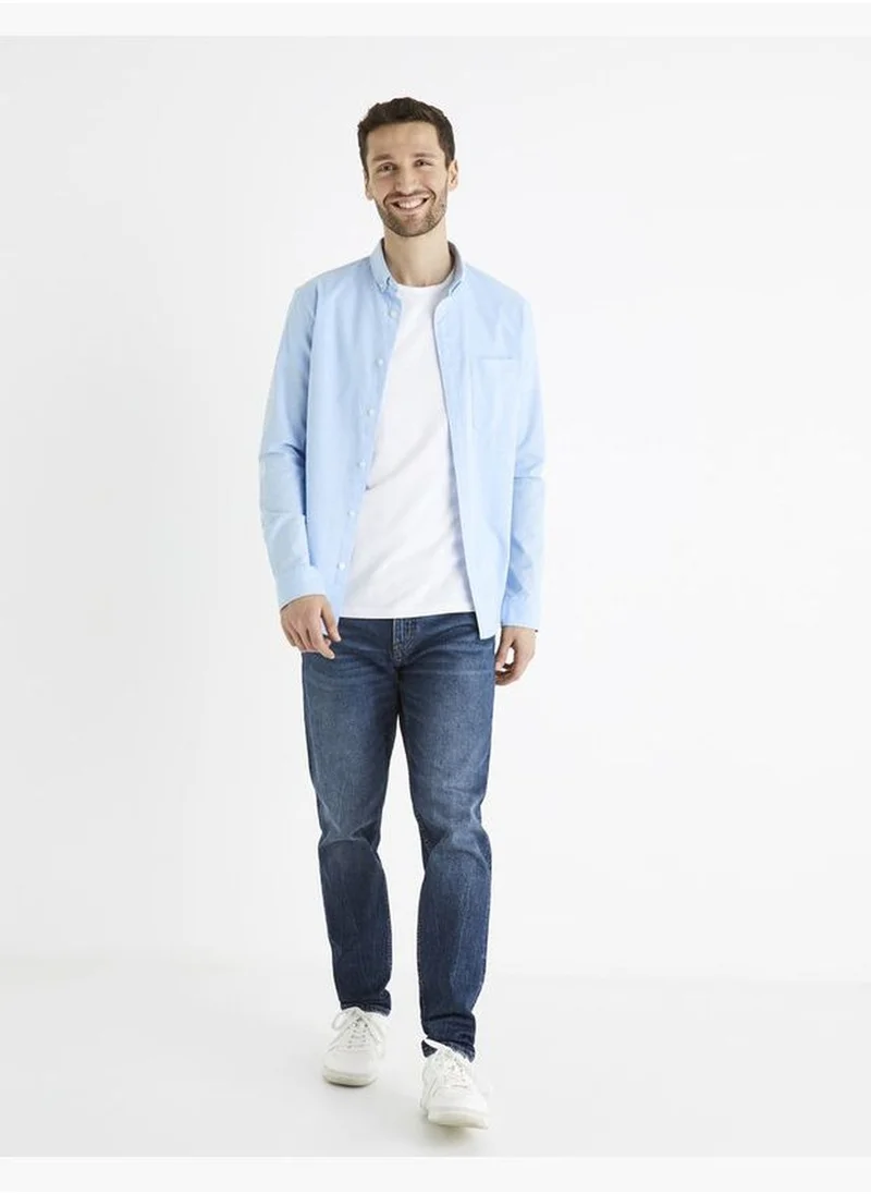 سيليو Celio Casual Shirt - Blue