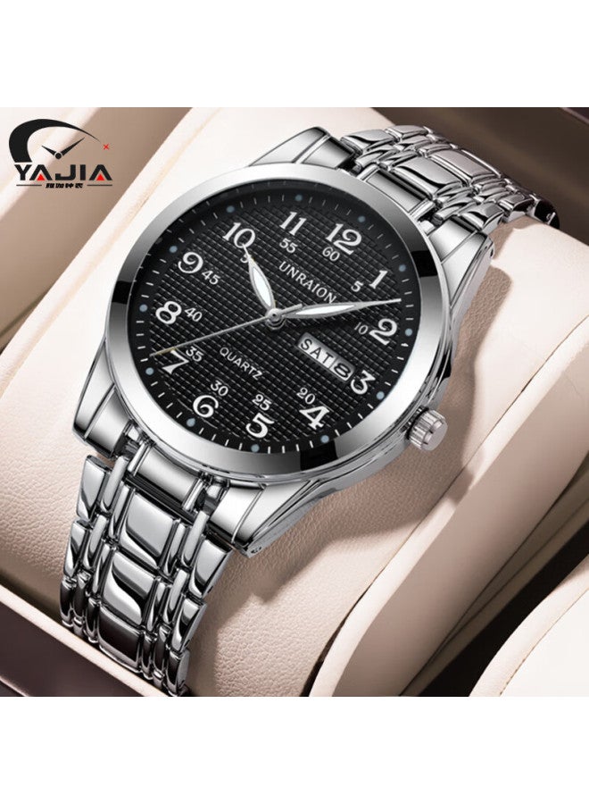 Yajia Elderly Watch Men Women Waterproof Big Digital Middle-aged And Elderly Night Light Calendar Quartz Watch Electronic Gift For Parents - Image 1