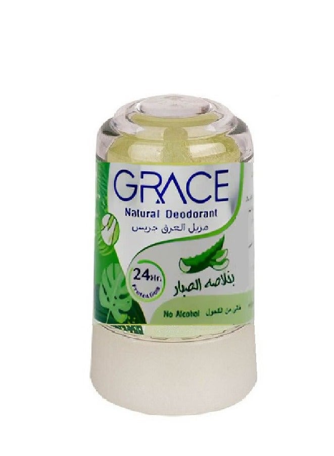 Grace Natural Deodorant Aloe Vera 24 Hr Protection - 70 g - Image 1