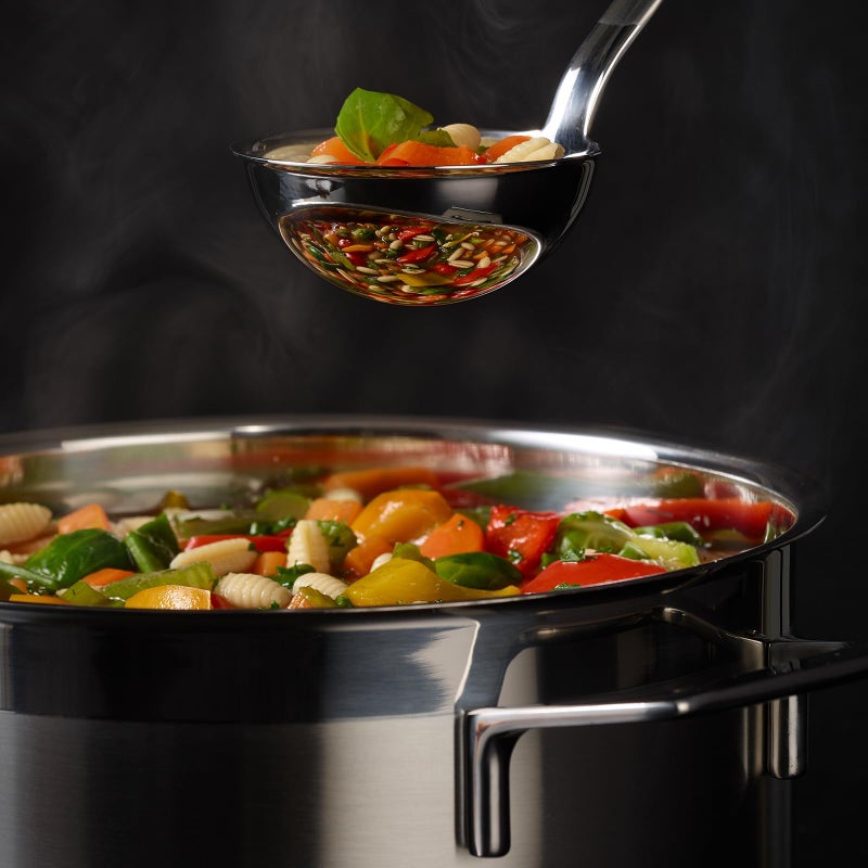 RÃ¶sle Stainless Steel Round Handle Ladle with Pouring Rim, 5.4-Ounce - Image 2