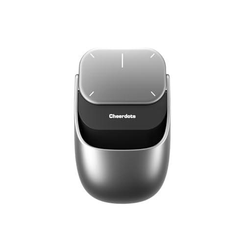 Cheerdots2 Bluetooth Detachable Air Mouse Touchpad Mouse with Voice Recording, Presentation Clicker Wireless Presenter Presentation Remote with Laser Pointer for Mac, Windows (Recording, Silver) - Image 1