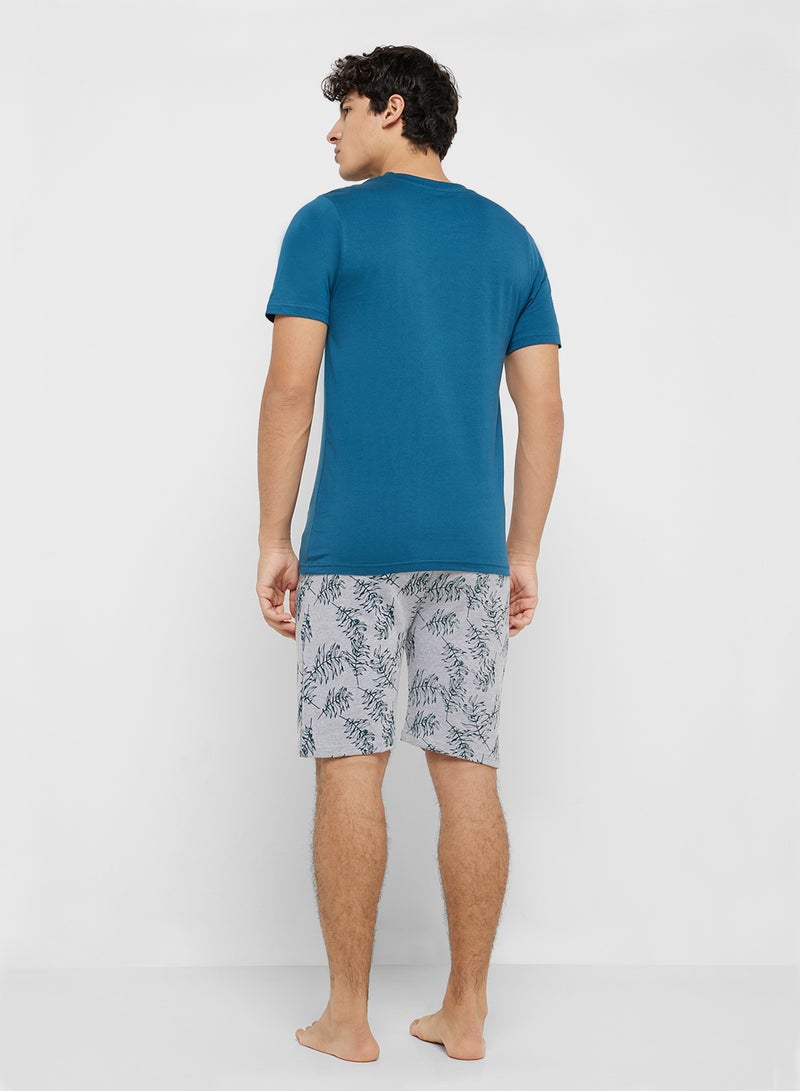 Seventy Five All Over Print T-Shirt & Shorts  - Image 2